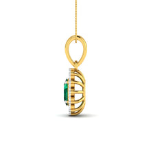 18k Gold and Diamond Pendant