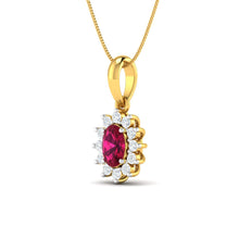 18k Gold and Diamond Pendant