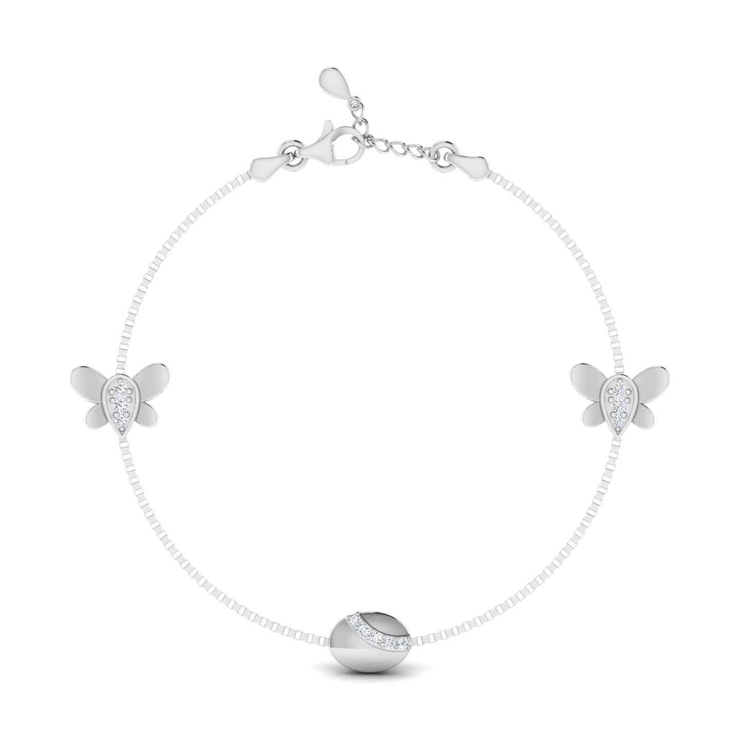 LORDS JEWELS 925 Silver Anklet / Payal