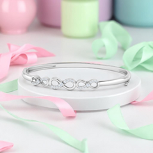 LORDS JEWELS Infinity Loop Bracelet crafted in 7.5 Grams 92.5 Silver
