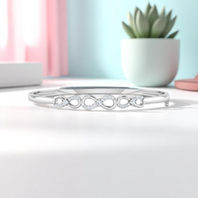 LORDS JEWELS Infinity Loop Bracelet crafted in 7.5 Grams 92.5 Silver