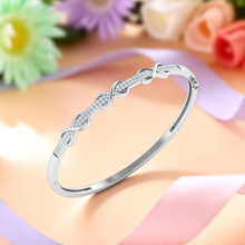 LORDS JEWELS Infinity Spiral silver bracelet crafted in 7.6 Grams 92.5 Silver