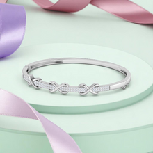 LORDS JEWELS Infinity Spiral silver bracelet crafted in 7.6 Grams 92.5 Silver