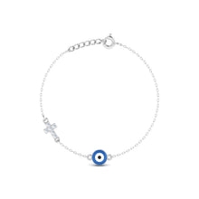 LORDS JEWELS 92.5 Evil Eye Silver Bracelet | Elegant Design for Women & Girls | Certificate of Authenticity & 925 Stamp