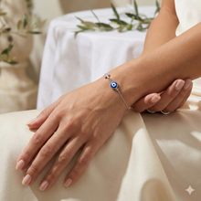 LORDS JEWELS 92.5 Evil Eye Silver Bracelet | Elegant Design for Women & Girls | Certificate of Authenticity & 925 Stamp