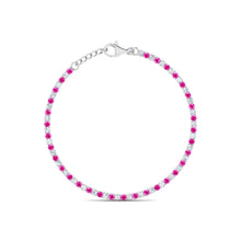 LORDS JEWELS 92.5 Tennis Silver Bracelet | Elegant Design for Women & Girls | Certificate of Authenticity & 925 Stamp