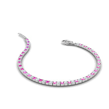 LORDS JEWELS 92.5 Tennis Silver Bracelet | Elegant Design for Women & Girls | Certificate of Authenticity & 925 Stamp