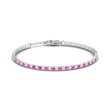 LORDS JEWELS 92.5 Tennis Silver Bracelet | Elegant Design for Women & Girls | Certificate of Authenticity & 925 Stamp