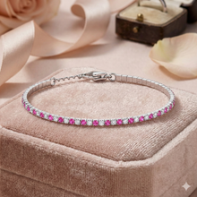LORDS JEWELS 92.5 Tennis Silver Bracelet | Elegant Design for Women & Girls | Certificate of Authenticity & 925 Stamp