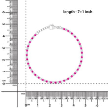 LORDS JEWELS 92.5 Tennis Silver Bracelet | Elegant Design for Women & Girls | Certificate of Authenticity & 925 Stamp