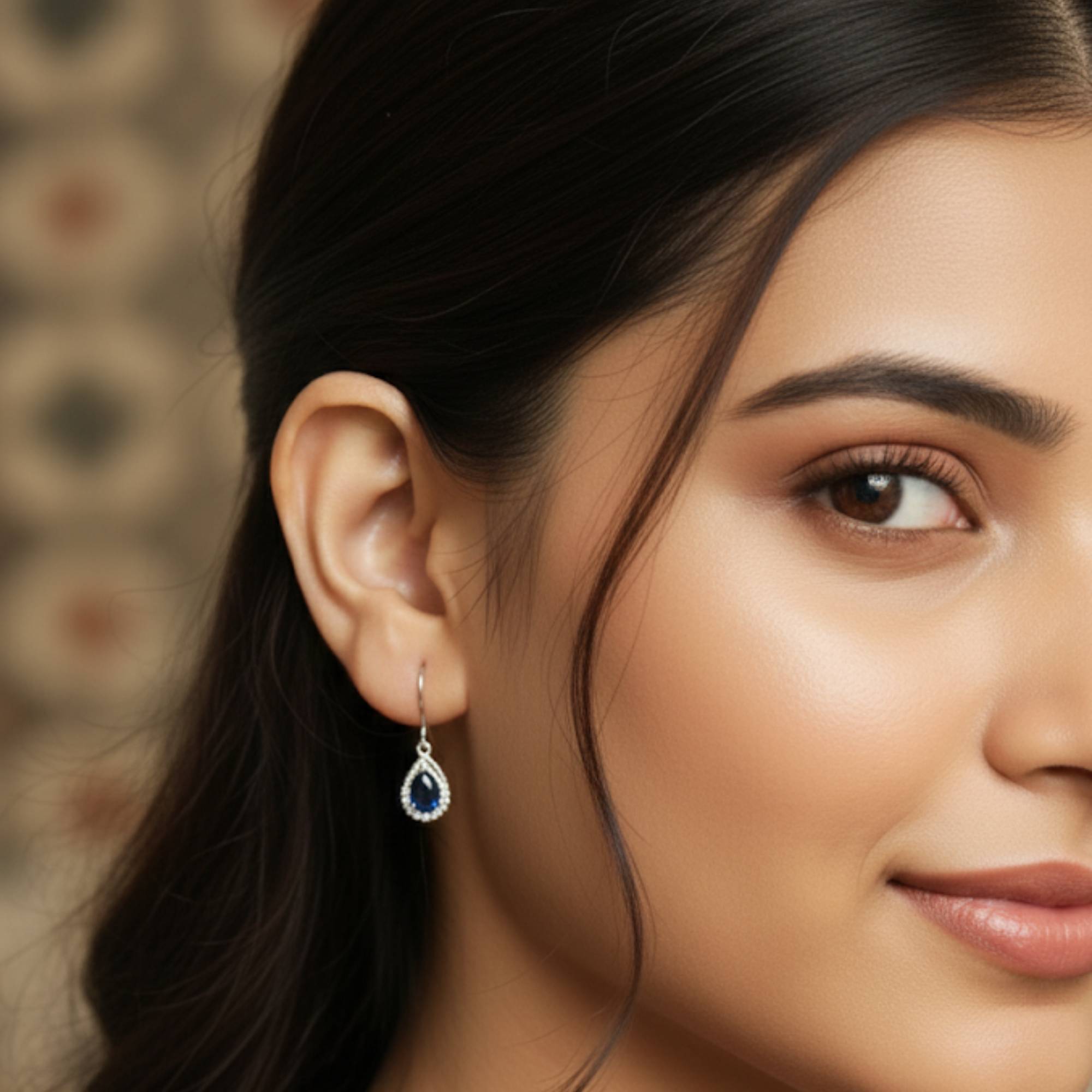 Lords Jewels Silver Floret Earring Crafted in 92.5 SIlver