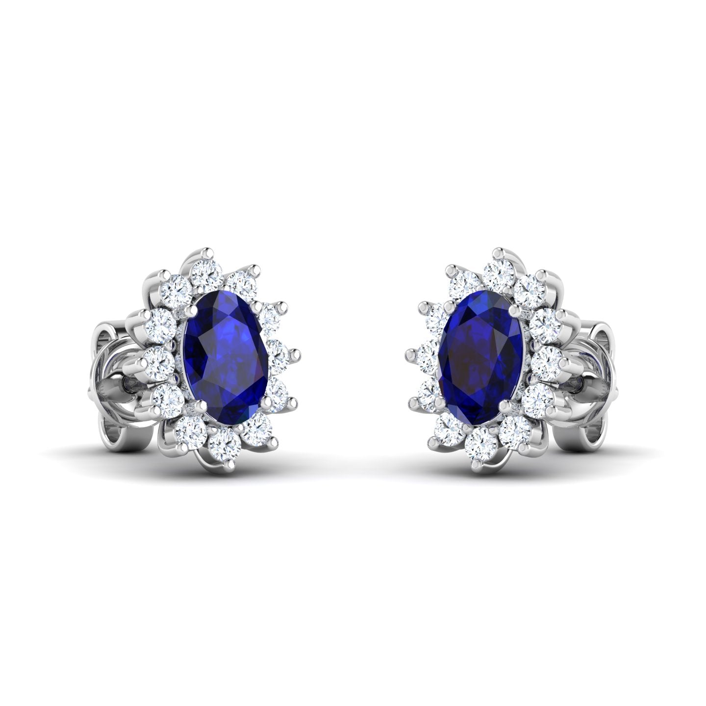 Lords Jewels 925 Sterling Silver Stud Earrings
