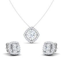 925 Sterling Silver Pendant Set with Earrings