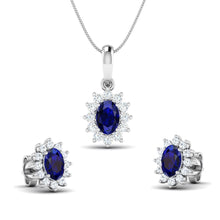 925 Sterling Silver Pendant Set with Earrings