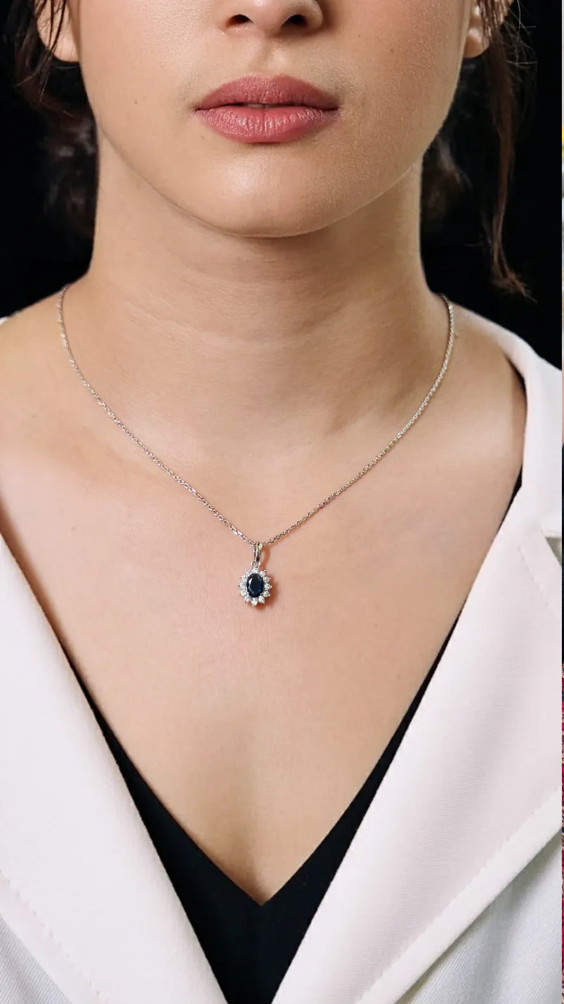 925 Sterling Silver Pendant Set with Earrings