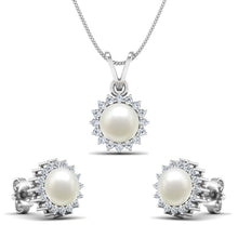 925 Sterling Silver Pendant Set with Earrings