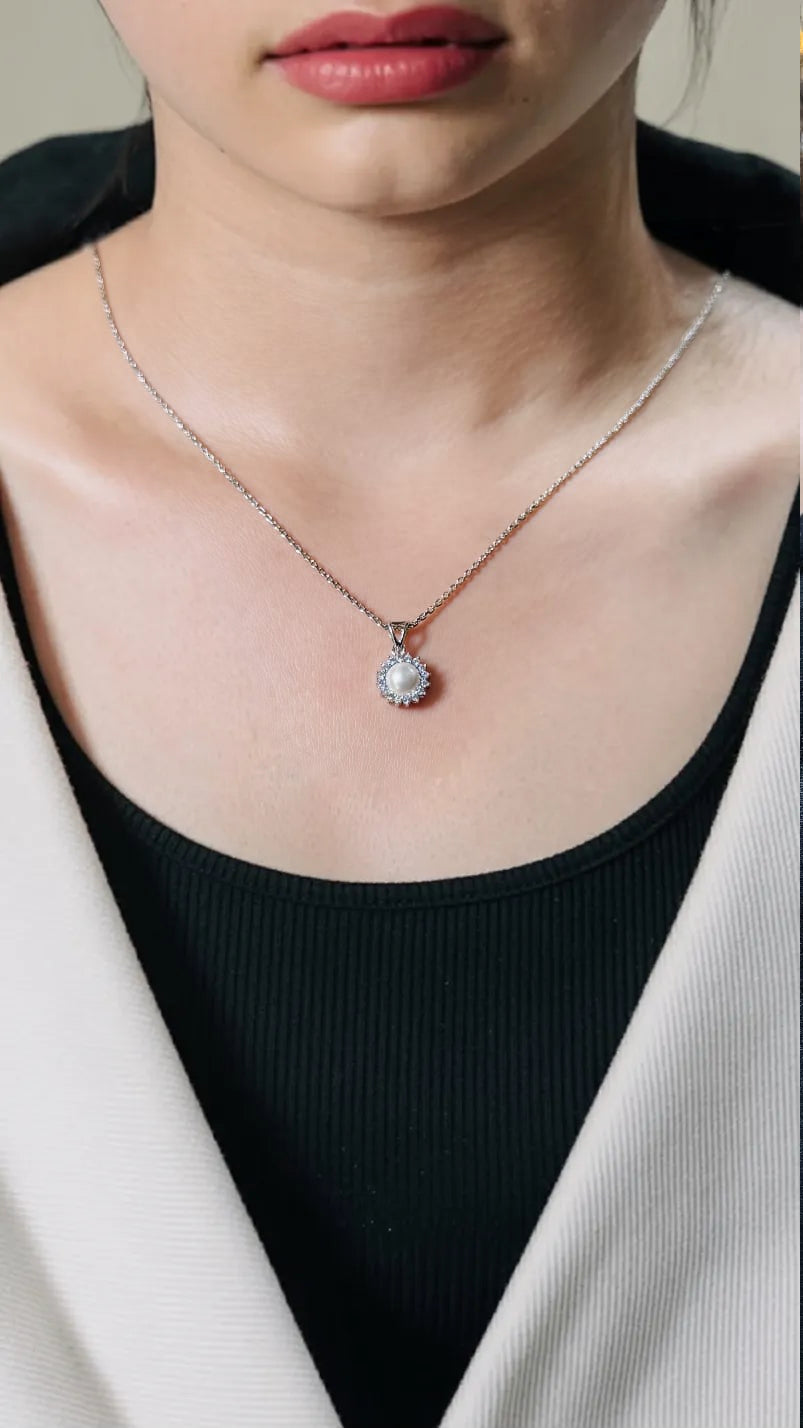 925 Sterling Silver Pendant Set with Earrings