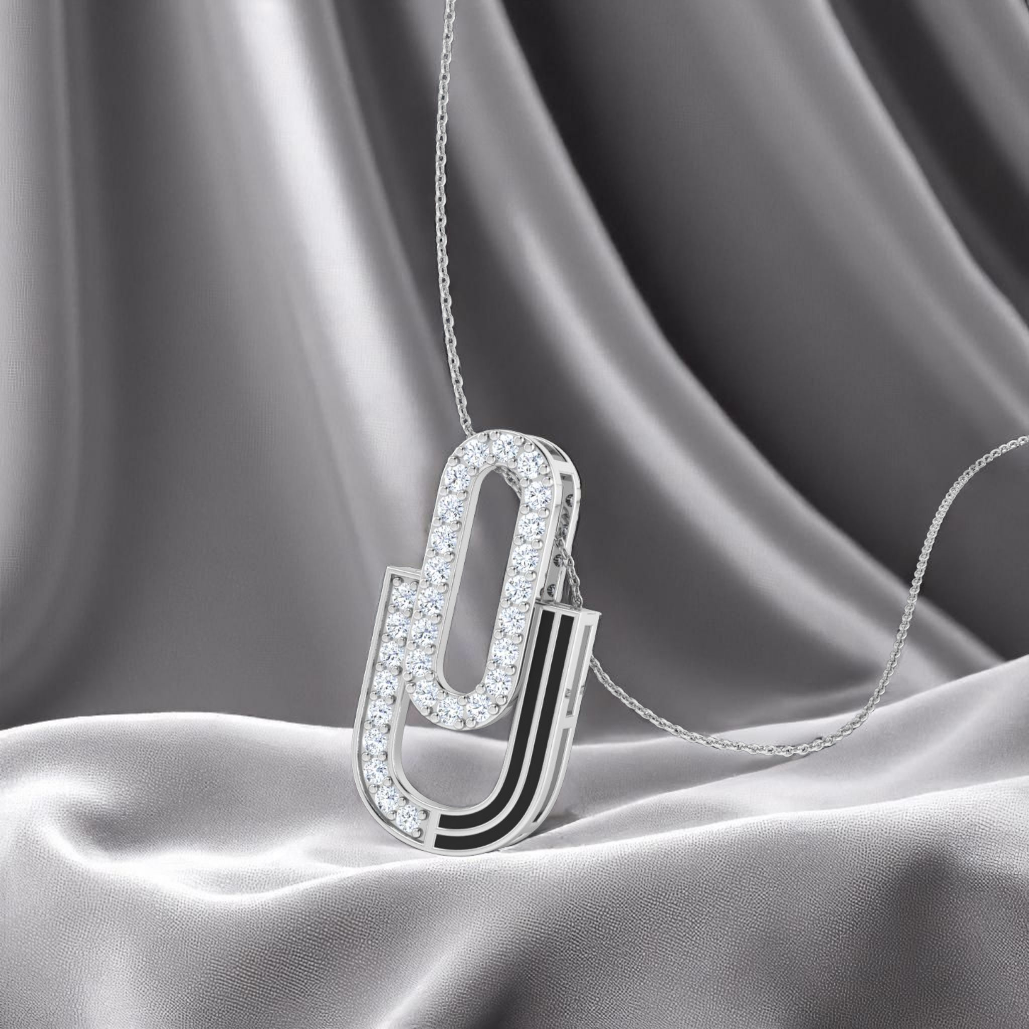 LORDS JEWELS 92.5 Silver Glow Pendant with Chain | Authentic Gift for Sister,Girlfriend, Mother, Women & Girls | Includes Certificate of Authenticity & 925 Stamp (Paperclip)