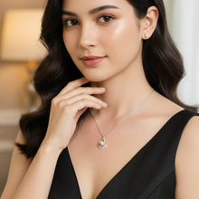 LORDS JEWELS 92.5 Silver Glow Pendant with Chain