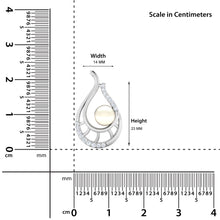 LORDS JEWELS 92.5 Silver Glow Pendant with Chain