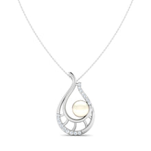 LORDS JEWELS 92.5 Silver Glow Pendant with Chain