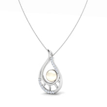 LORDS JEWELS 92.5 Silver Glow Pendant with Chain