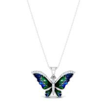 LORDS JEWELS 92.5 Silver Glow Pendant with Chain