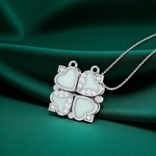 LORDS JEWELS 92.5 Silver Glow Pendant with Chain