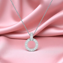 LORDS JEWELS 92.5 Silver Glow Pendant with Chain