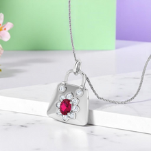 LORDS JEWELS 92.5 Silver Glow Pendant with Chain