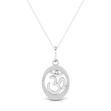 925 Sterling Silver Om Pendant