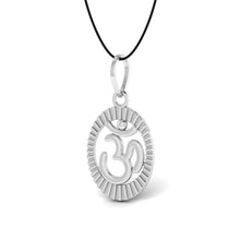 925 Sterling Silver Om Pendant