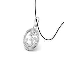 925 Sterling Silver Om Pendant