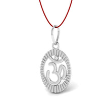 925 Sterling Silver Om Pendant