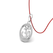 925 Sterling Silver Om Pendant