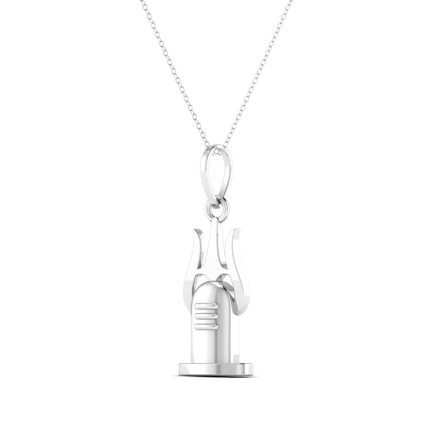 925 Sterling Silver Om Pendant