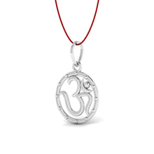 925 Sterling Silver Om Pendant