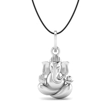 925 Sterling Silver Lord Ganesh Pendant