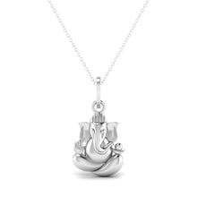925 Sterling Silver Lord Ganesh Pendant