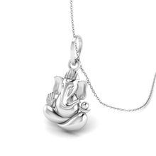925 Sterling Silver Lord Ganesh Pendant