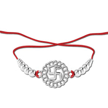 Lords Jewels Silver Rakhi for Raksha Bandhan Pack of 2