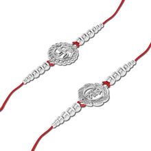 Lords Jewels Silver Rakhi for Raksha Bandhan Pack of 2
