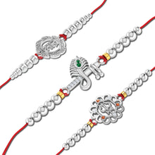 Lords Jewels Silver Rakhi for Raksha Bandhan Pack of 3
