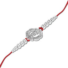 Lords Jewels Spirit of Brotherhood Silver Rakhi (SR002) + 5 Grams 999 Purity Silver Coin Raksha Bandhan Combo