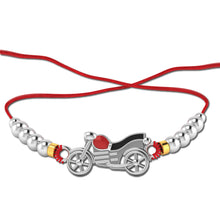 Lords Jewels Biker-Bhai Silver Rakhi (SR004)