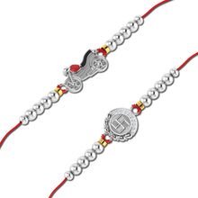 Lords Jewels Silver Rakhi for Raksha Bandhan Pack of 2