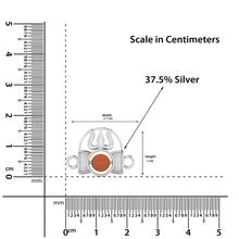Lords Jewels Trishul Silver Rakhi (SR005)