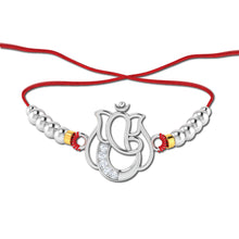Lords Jewels Silver Rakhi for Raksha Bandhan Pack of 2