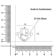 Lords Jewels Lord Ganesha Silver Rakhi (SR006) + 5 Grams 999 Purity Silver Coin Combo