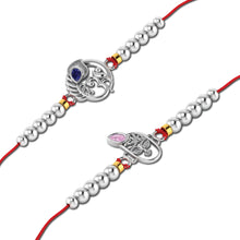 Lords Jewels Silver Rakhi for Raksha Bandhan Pack of 2